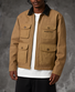 Shawl Collar Multicolor Block Regular Fit Fashionable and lightweight Casual Jacket