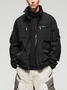 Ripstop High Street Trend Stand Collar Jogging Multi-Pocket Loose Work Jacket