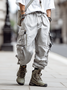 Streetwear Outdoor Washed Cargo Pants Relaxed Fit Work Pants with Multi Pockets