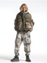 Functional Street Fashion Fabric Splicing Lapel Workwear Vest