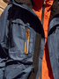 Trendy Fashion Blue Windproof Work Jacket