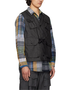 Street Fashion Style Lace-Up Workwear Fitted Vest with Multiple Pockets