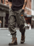 Casual Outdoor Cargo Pants Relaxed Fit Work Pants with Multi Pockets