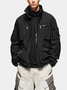 Ripstop High Street Trend Stand Collar Jogging Multi-Pocket Loose Work Jacket