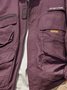 Street Style Flap Pockets Zip-Up Work Jacket