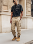 Casual Outdoor Cargo Pants Relaxed Fit Work Pants with Multi Pockets