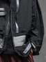 Mock Neck Loose Cool Multicolor Block Jacket