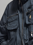 Urban Cotton Loose Mock Neck Jacket Fashionable And Light Work Clothes
