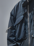 Hoodie Casual Cotton Street Style Multi-Pocket Work Jacket