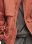 Street Style Flap Pockets Zip-Up Work Jacket
