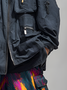 Urban Cotton Loose Mock Neck Jacket Fashionable And Light Work Clothes