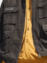 Street Style Washed Denim Cotton Zip-Up Work Jacket