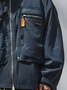 Hoodie Casual Cotton Street Style Multi-Pocket Work Jacket