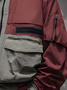 Street Mock Neck Multicolor Block Jacket