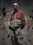 Street Mock Neck Multicolor Block Jacket