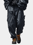 Windproof And Waterproof Work Pants For The Street Wear-Resistant Urban Casual Pants With Flap Pockets