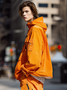 Workwear Urban Street Style Water Resistant Flap Zipper Pocket Hoodie Sweatshirt