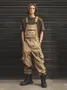 Khaki Street Style Trend Overalls