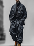 workwear street style urban windproof quick-drying wear-resistant flap pocket lined work jacket