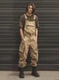 Khaki Street Style Trend Overalls