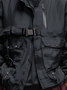 Urban Loose Mock Neck Plain Jacket Fashionable And Light Work Clothes