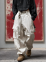 Urban Street Waterproof And Windproof Work Clothes For Hiking With Multiple Pockets And Loose Pants