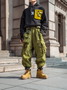 Street Style Tactical Pants Water Resistant Ripstop Cargo Pants Work Hiking Pants