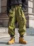 Street Style Tactical Pants Water Resistant Ripstop Cargo Pants Work Hiking Pants