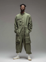 Ripstop Cotton Work Coveralls Mechanic Overall Jumpsuit Baggy Casual Workwear with Cargo Pockets