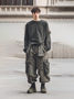 Streetwear Outdoor Washed Cargo Pants Relaxed Fit Work Pants with Multi Pockets
