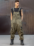 Bib Overalls Loose Fit Baggy Casual Workwear Fashion Lightweight Sloppy Coveralls with Cargo Pockets