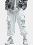 Tactical Pants Water Resistant Ripstop Elastic Waist Cargo Pants Work Hiking Pants
