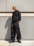 Distressed Multi-Pocket Water Resistant Ripstop Anti-static Cargo Pants Work Hiking Pants