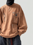 Workwear Sweatshirt Fashionable Urban Industrial Style Casual Street Three-Dimensional Pocket Work Clothes