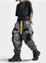 Street Style Work Pants Casual Retro Multi-Pocket Polyester Cotton Splash-Proof Windproof Urban Cool