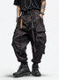 Street Style Work Pants Casual Retro Multi-Pocket Cotton Splash-Proof Windproof Urban Loose Pants