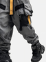 Street Style Work Pants Casual Retro Multi-Pocket Polyester Cotton Splash-Proof Windproof Urban Cool