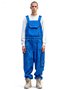 Men's Ripstop Blue Multi-Pocket Trendy Deconstructed Street Straight Overalls