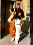 Street Style Tactical Pants Water Resistant Ripstop Cargo Pants Work Hiking Pants