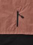 Street Style Urban Street Style Flip Pocket Fashion Workwear Color Matching Stand Collar Sweatshirt