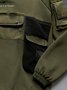 Workwear Sweatshirt Urban Functional Style Casual Street Three-Dimensional Pocket Work Hoodie Sweatshirt