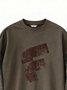 Paneled Sleeves Workwear Sweatshirt Urban Functional Style Casual Street Work Pullover