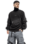 Workwear Sweatshirt Round Neck Casual Cotton Multi-Pocket Loose Urban High Street Style