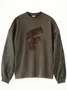 Paneled Sleeves Workwear Sweatshirt Urban Functional Style Casual Street Work Pullover