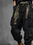 Windproof And Waterproof Work Pants For Street Use Wear-Resistant Hiking Pants Flap Pocket Casual Pants