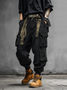 Windproof And Waterproof Work Pants For Street Use Wear-Resistant Hiking Pants Flap Pocket Casual Pants
