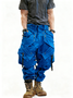 Men's Water Resistant Cargo Pants Ripstop Multi-Pocket Street Tactical Pants Work Hiking Pants