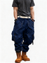 Men's Water Resistant Cargo Pants Ripstop Multi-Pocket Street Tactical Pants Work Hiking Pants