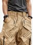 Men's Water Resistant Cargo Pants  Ripstop Multi-Pocket Street Tactical Pants Work Hiking Pants
