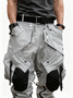 Men's Windproof And Water-Repellent Overalls With Multi-Pocket Stitching Design Street Tactical Pants And Hiking Pants
